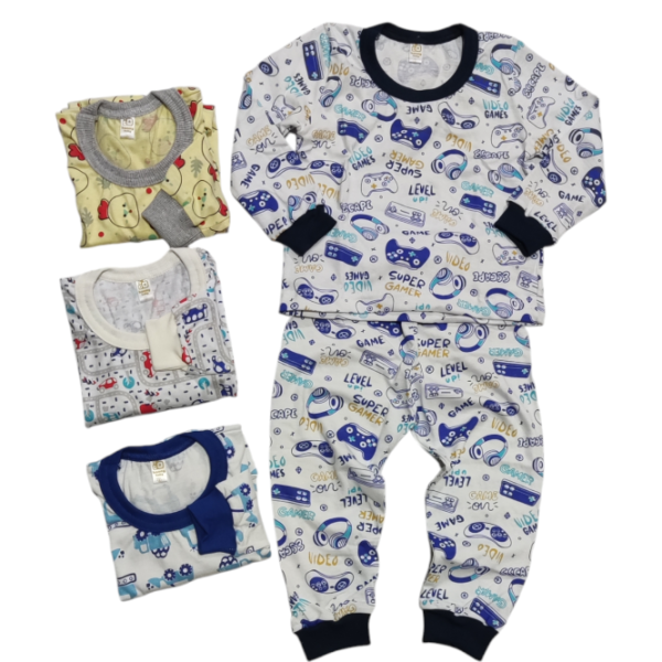 Pijama Infantil Estampado Longo - Image 9