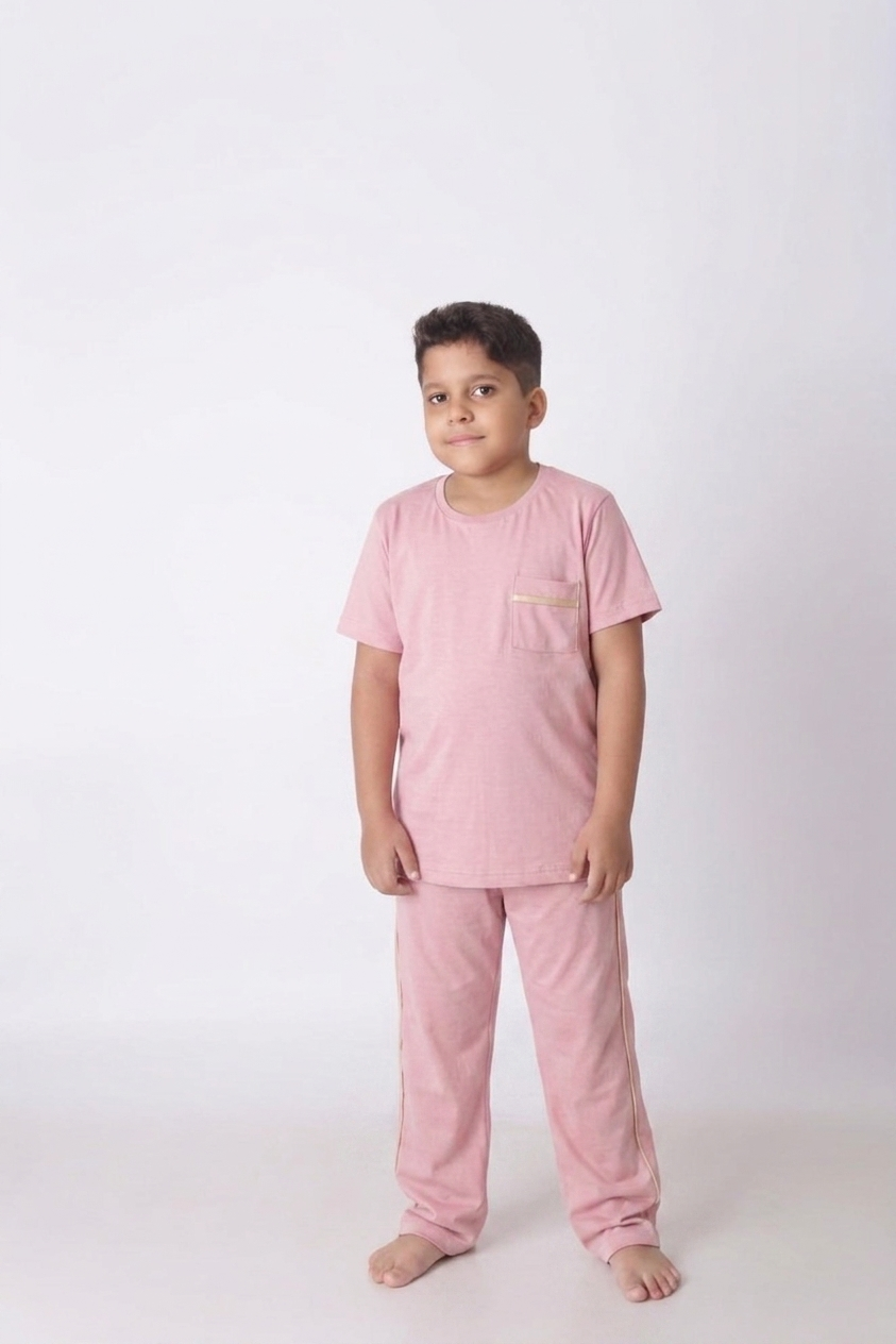 Pijama Infantil Masculino Calça e Camiseta manga curta - Imagem 7