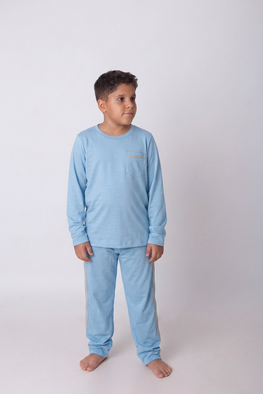 Pijama Infantil Masculino Longo - Imagem 2