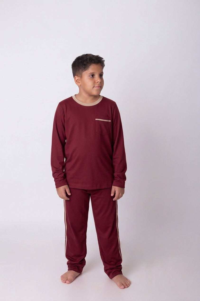 Pijama Infantil Masculino Longo - Imagem 4