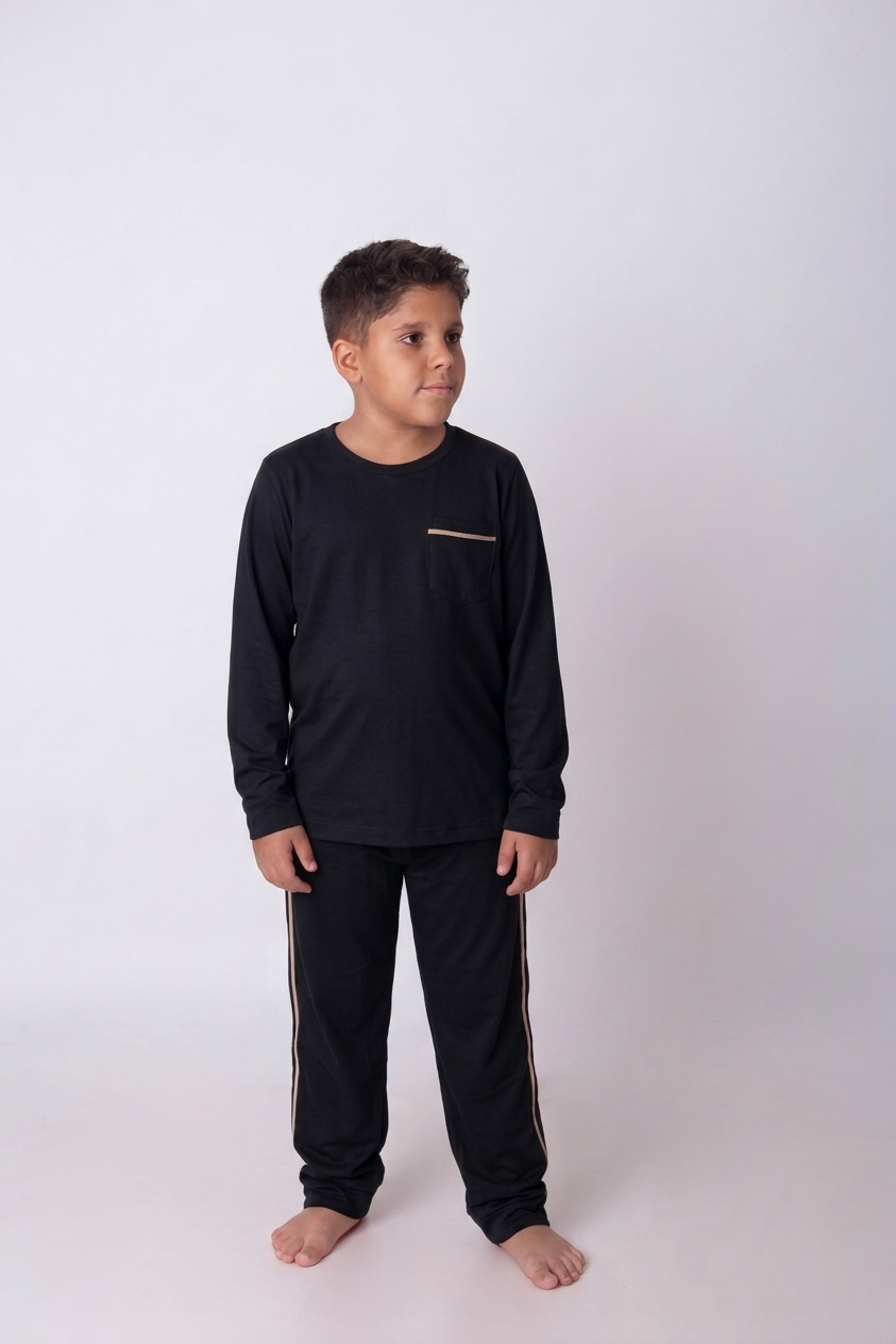 Pijama Infantil Masculino Longo - Imagem 6