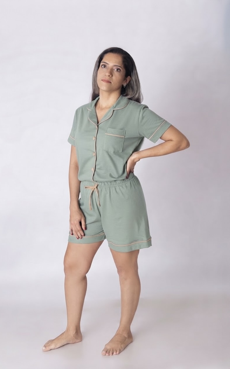 Pijama Feminino Adulto Americano - Imagem 2