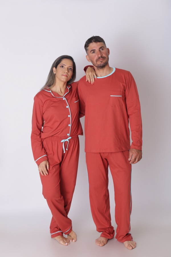 Pijama Masculino Adulto Longo - Image 3
