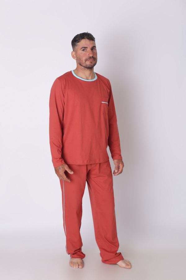 Pijama Masculino Adulto Longo - Image 2