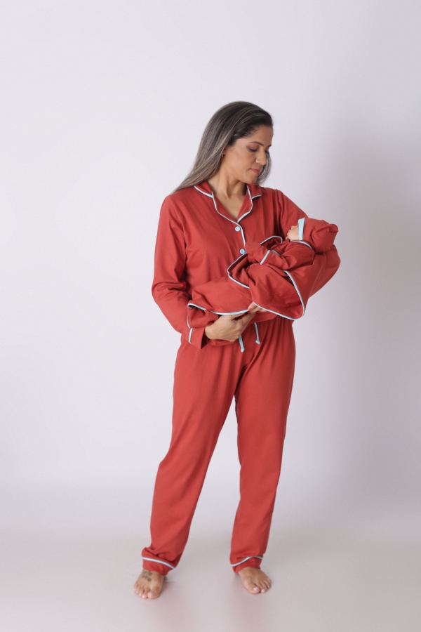Pijama Feminino Adulto Americano Longo - Image 2