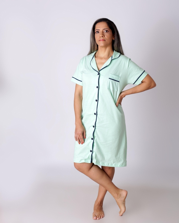 Camisola chemise Estilo Americano