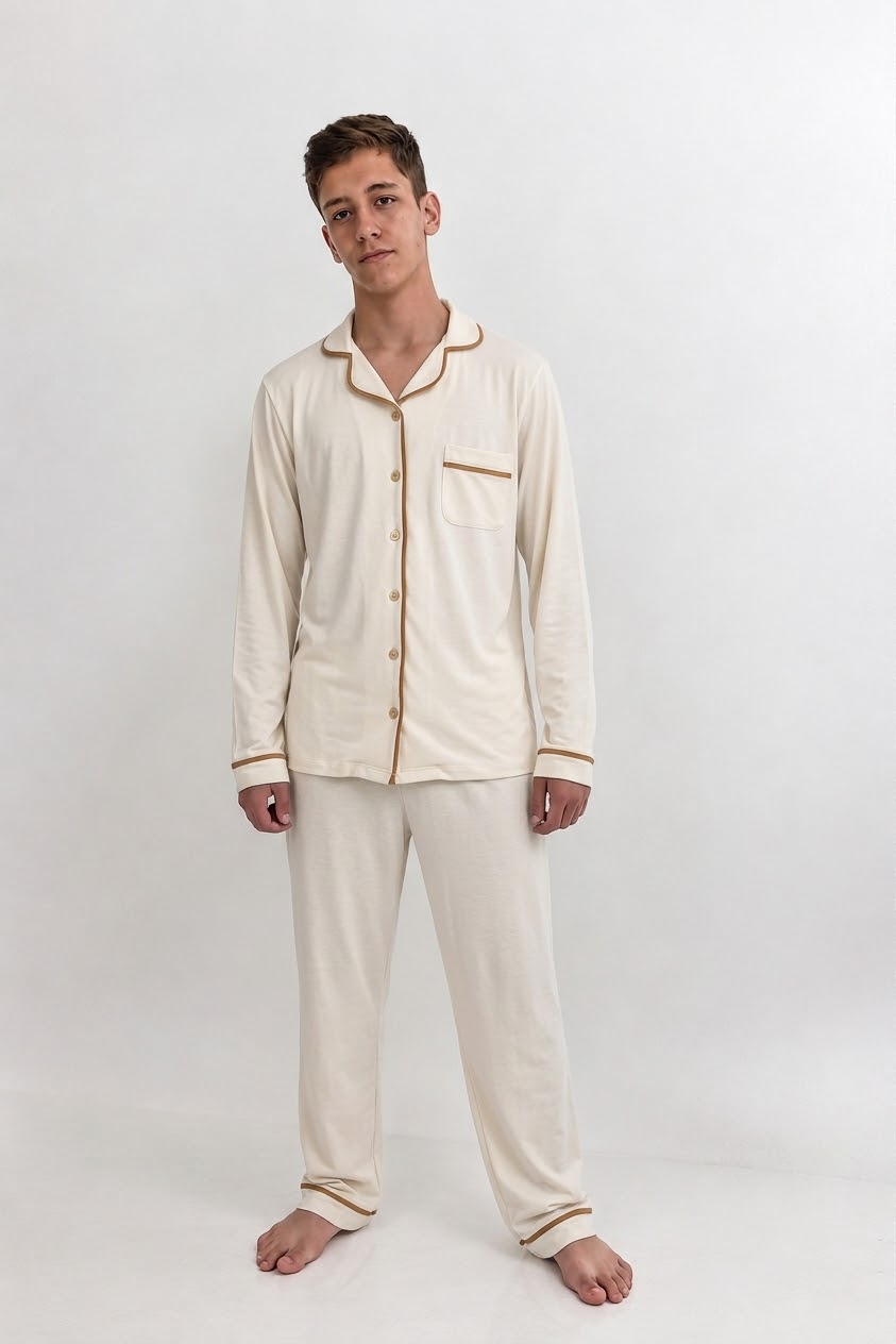 Pijama Masculino Americano Adulto Longo