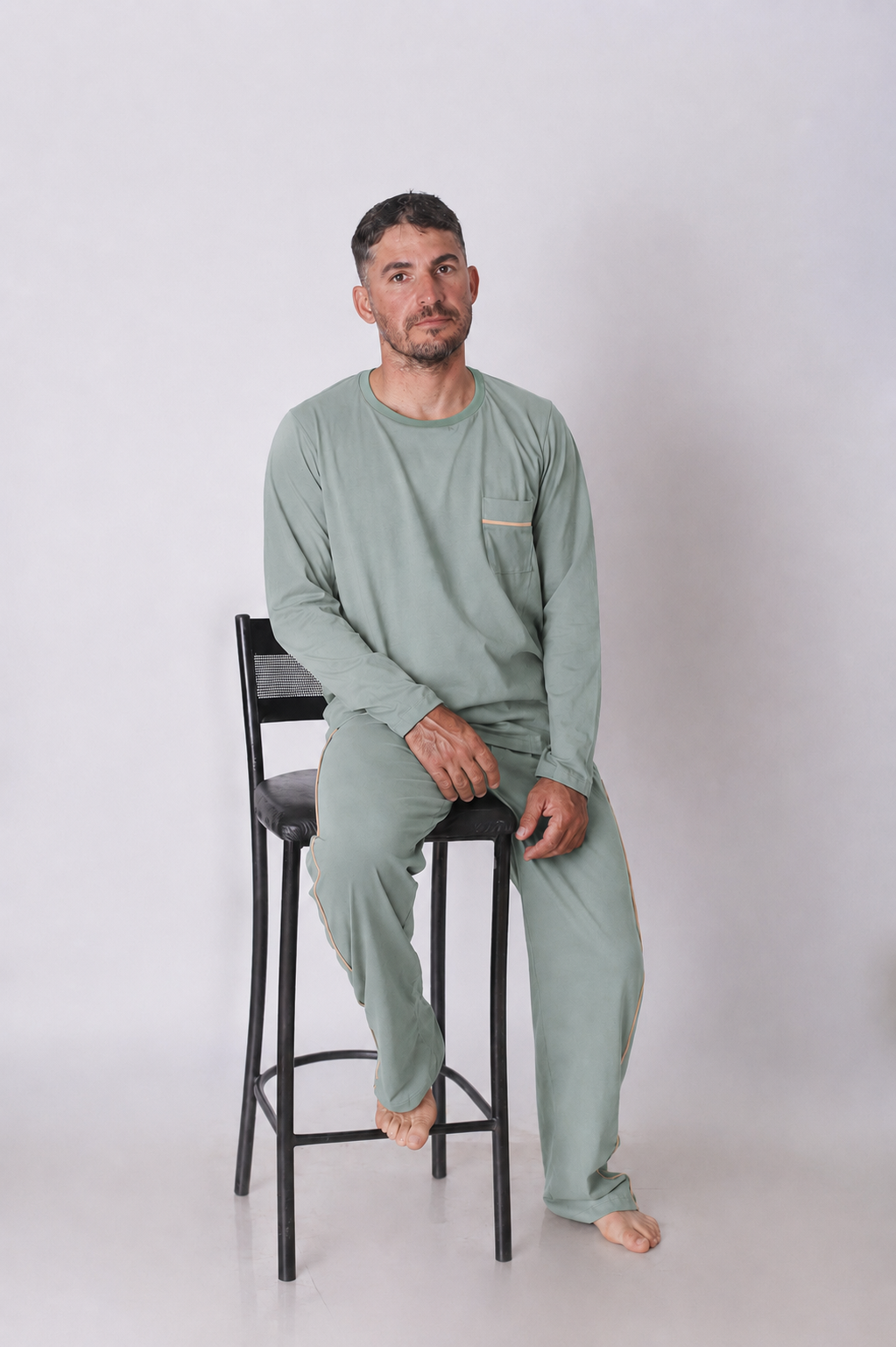Pijama Masculino Adulto Longo - Imagem 7