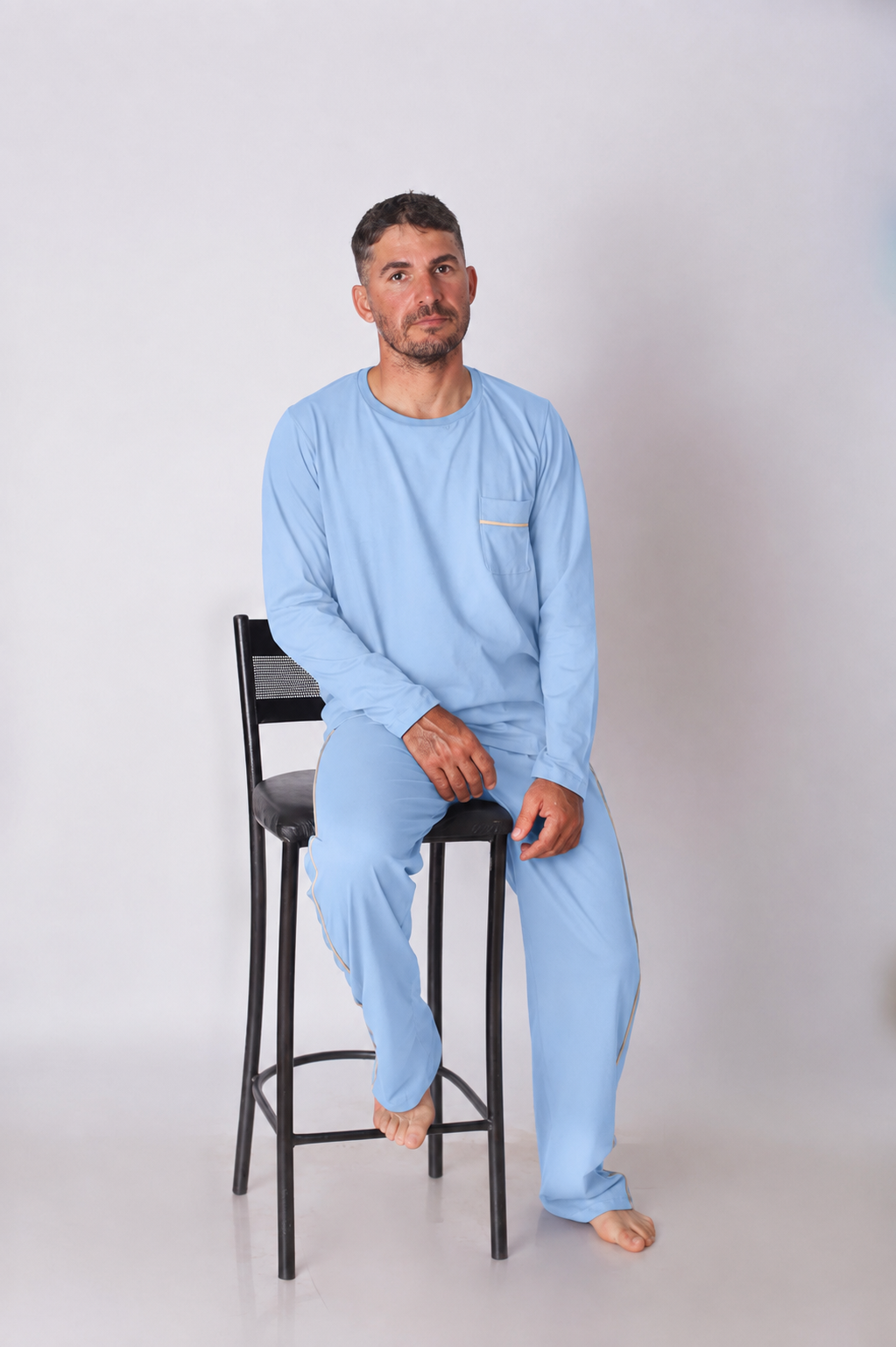 Pijama Masculino Adulto Longo - Imagem 2
